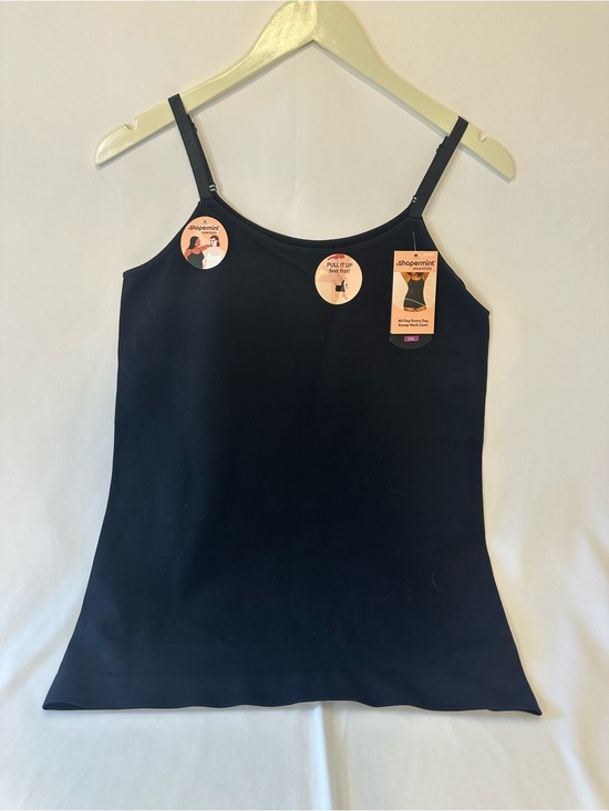 Shapermint Tops - Shapermint Black Adjustable-Strap Seamless Camisole